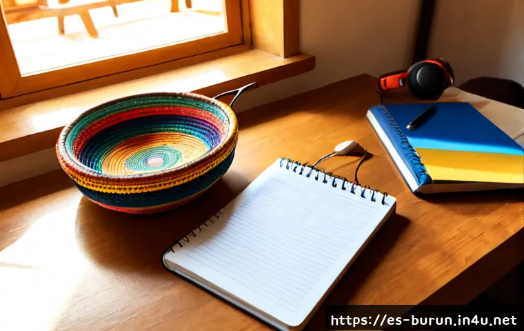 Home 17 부룬디어 학습 방법 - Photorealistic home study scene of a Spanish-speaking adult learning Kirundi, seated at a sunlit woo...